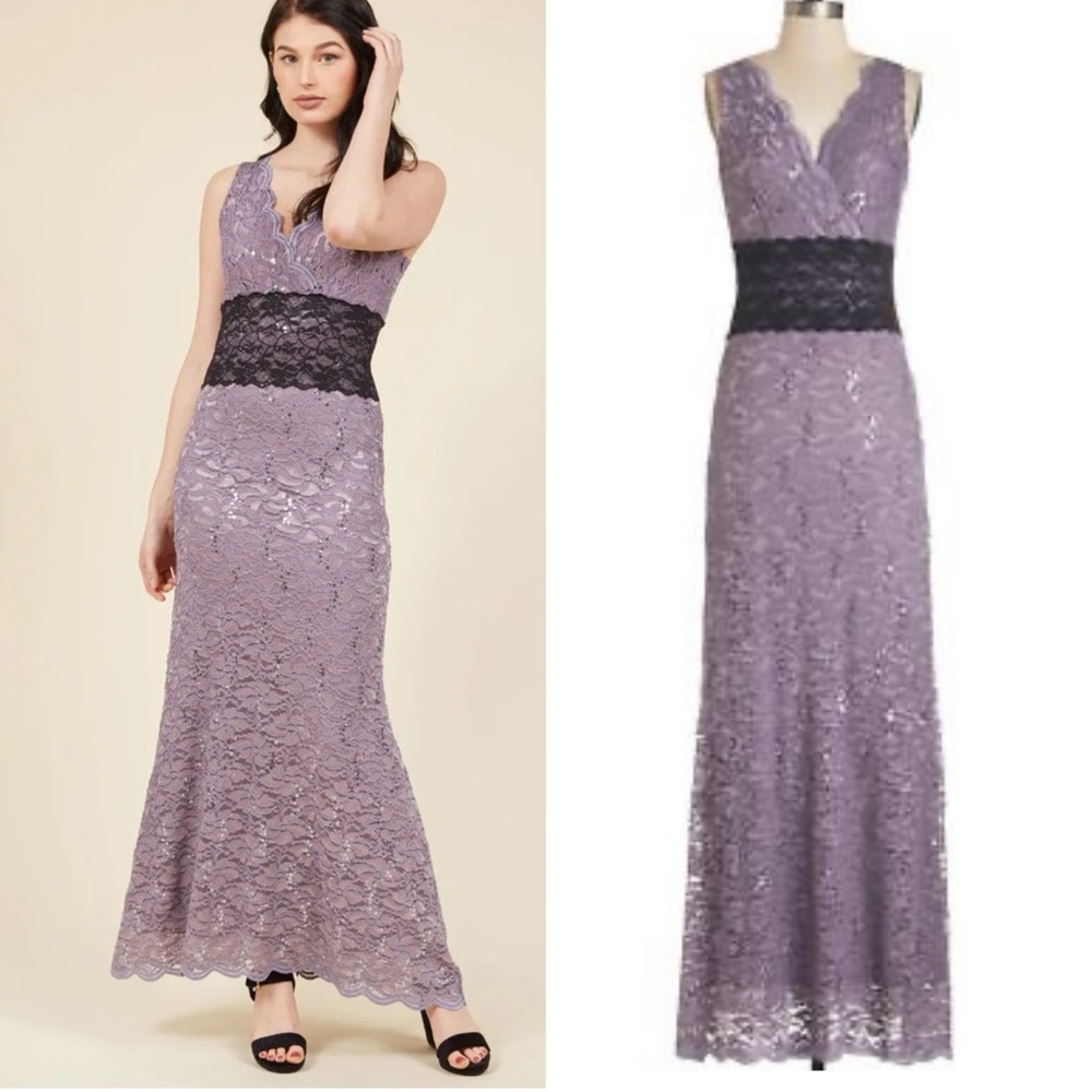 Dusky Dreaming purple maxi dress - Picture 2 of 10